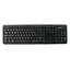 Teclado Argom KB-7414 Membrana Alámbrico Español - Negro