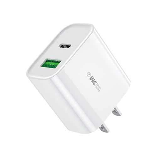 CUBO CARGADOR COMPACTO 2 TIPO C 35W IPHONE BLANCO