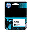 HP cartucho de tinta negro 670 14 ml CZ113AL