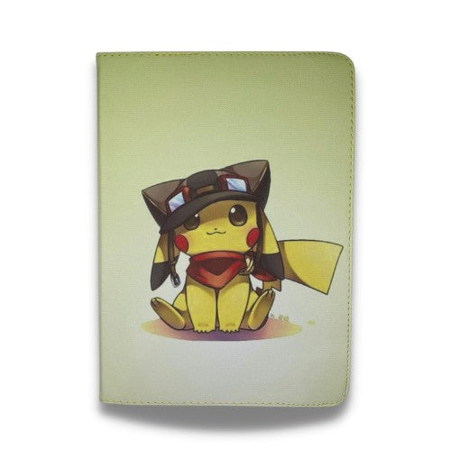 ESTUCHE AGENDA TABLET GIRATORIO UNIVERSAL DISEÑO 8" PIKACHU