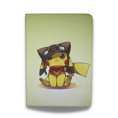 ESTUCHE AGENDA TABLET GIRATORIO UNIVERSAL DISEÑO 8" PIKACHU