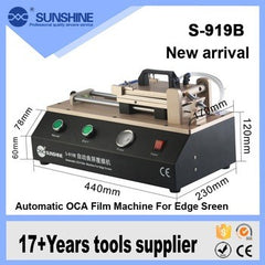 LAMINADORA MAQUINA AUTOMATICA PARA LA LAMINA DE OCA S-919B IDEAL PARA LCD CON CURVAS SUNSHINE