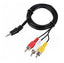 Pg cable 3.5 mm a 3 rca audio 3 metros