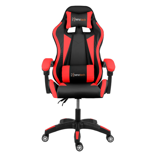 Nenotech silla gaming max negro/rojo 220LB,90-135G,GL2 -A62535