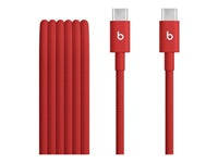 Apple - Charge/Sync cable - Beats USB-C Rapid Red