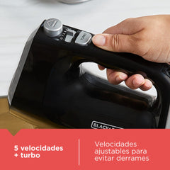 Black Decker batidora 250W tazon vidrio y inox- MX9125-1BDLA