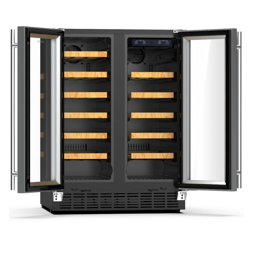 CHIQ vinera 40 botellas 4,2 PC y 2 zonas enfriamiento independientes CQRW40Y1AMD1B7V