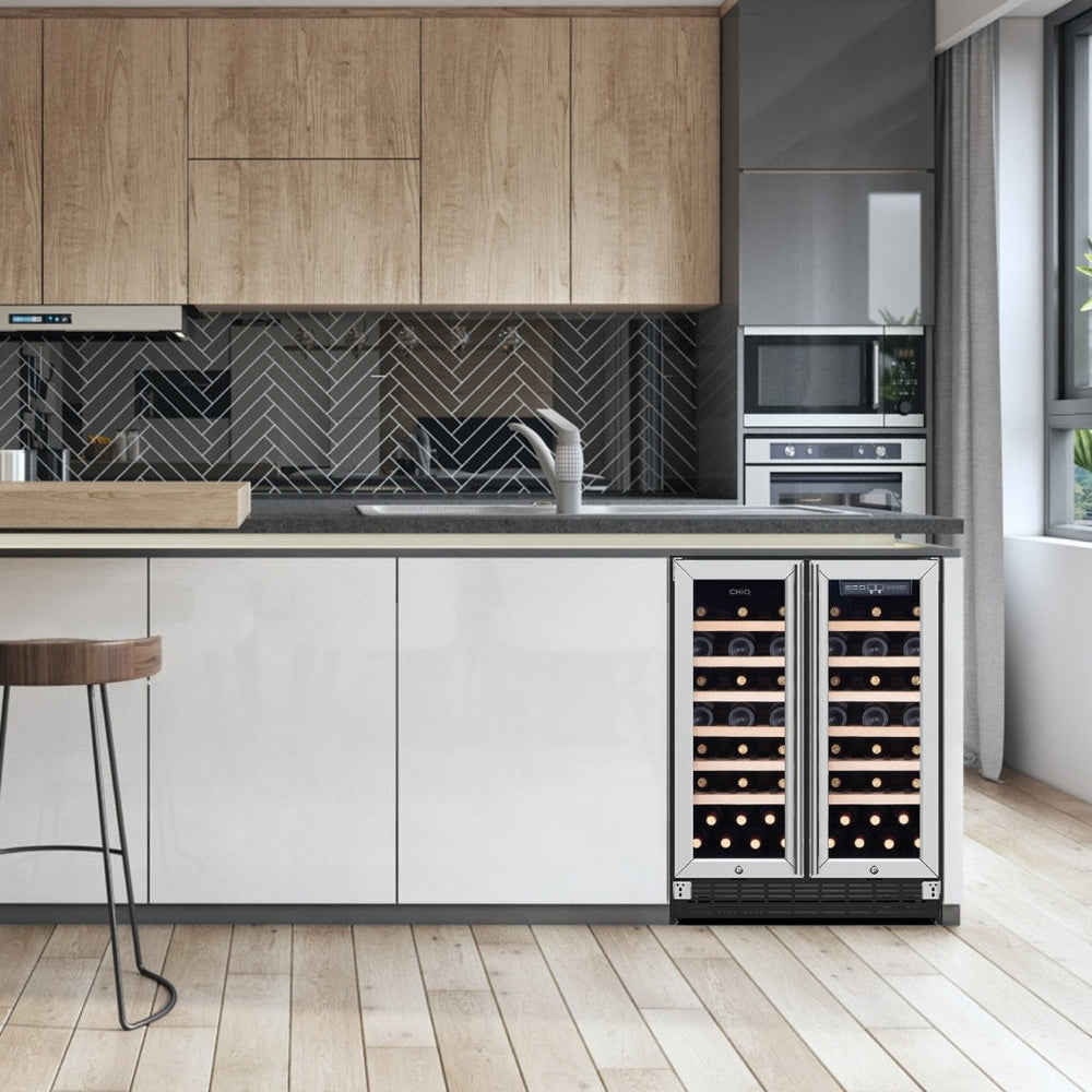 CHIQ vinera 40 botellas 4,2 PC y 2 zonas enfriamiento independientes CQRW40Y1AMD1B7V