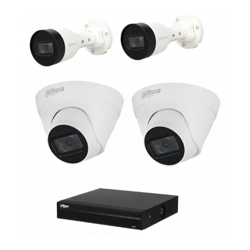 Dahua kit camaras 4Ch NVR - 1.0.01.04.37133-0002