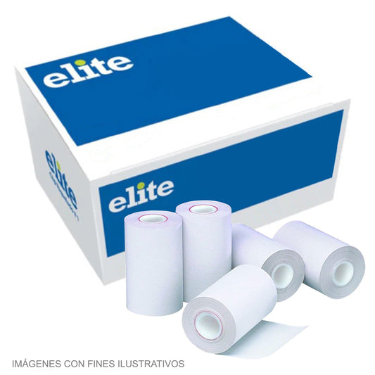 Elite caja rollo papel termico 2 1/4 1t. (57x60 mm) T5760DF 100und