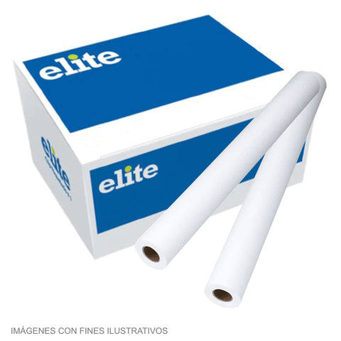 Elite caja rollo para plotter 75 gramos 91 cm (36 pulg) x 50 mts n2'' 10B4DF  4und