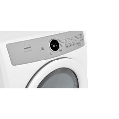 Frigidaire secadora carga frontal gas premium care blanca 21 Kg FDGX22E4EW