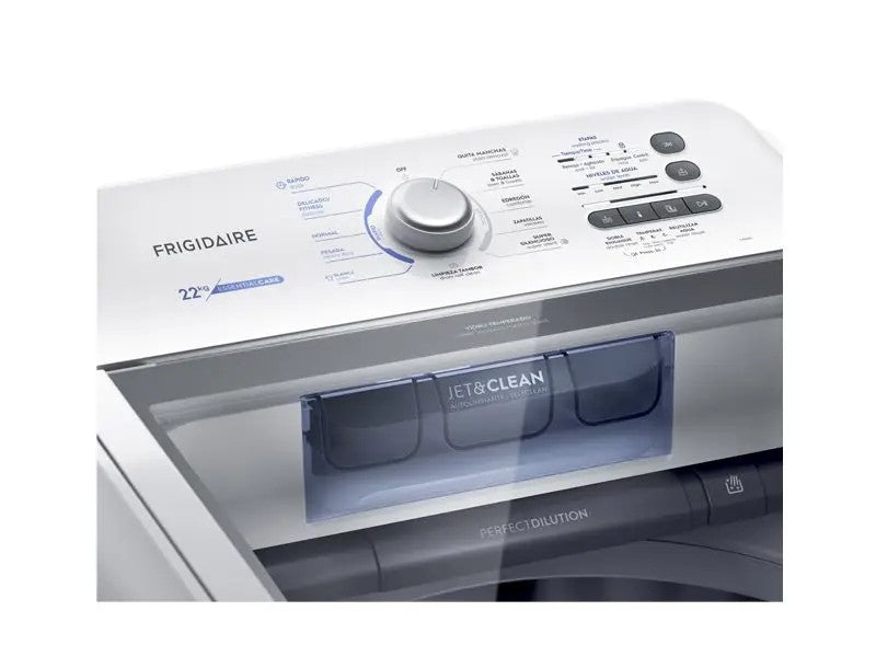 Frigidaire lavadora carga superior impeller 22kg blanca ultra filter essential FWIB22J4EBGUW