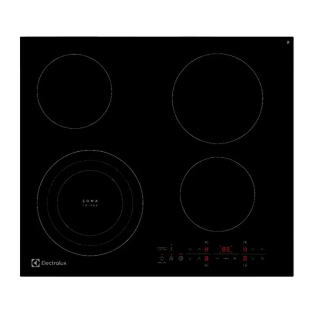 Frigidaire plantilla eléctrica vidrio 24" empotrable 4 quemadores ETEF24F7ESB