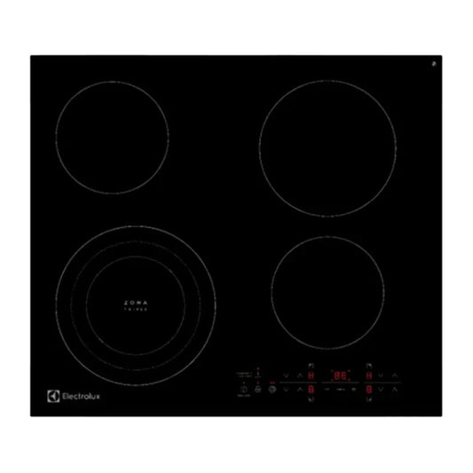 Frigidaire plantilla eléctrica vidrio 24" empotrable 4 quemadores ETEF24F7ESB