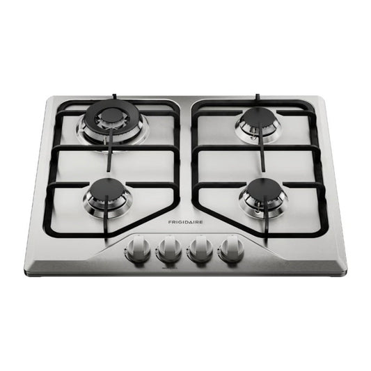 Frigidaire plantilla de gas 24" vidrio empotrable 4 quemadores FTGY24R0EMS