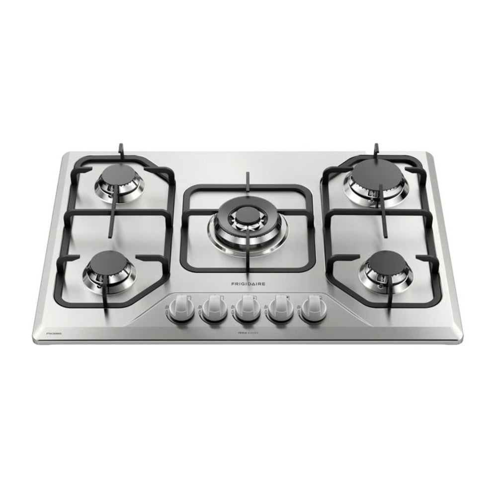 Frigidaire plantilla de gas 30" empotrable 5 quemadores FTGC3050XS