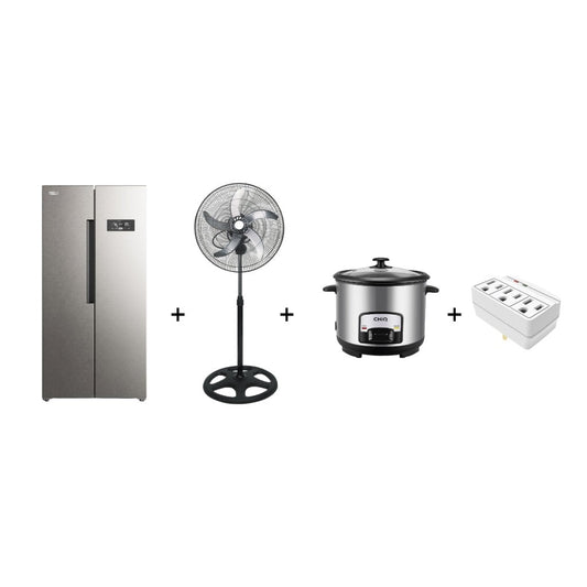 Frigidaire Refrigerador Side By Side de 16 Cu. Ft. Acero FRS16F7N5ES