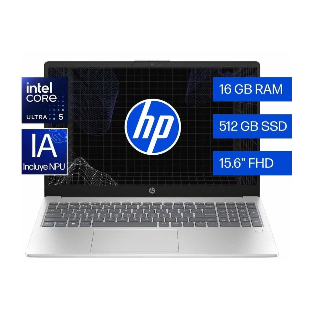 HP Laptop 15" Intel Core Ultra 5 16GB 512GB SSD Windows 11 Home FD1251LA BM2H7LA
