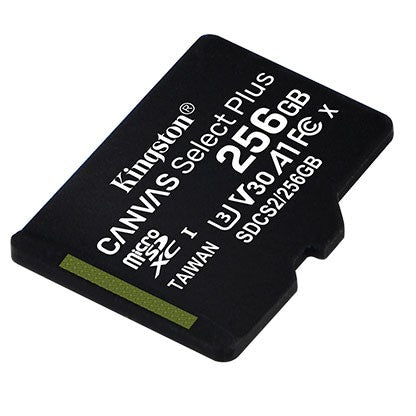 Kingston tarjeta de memoria micro SD canvas c/adaptador (clase 10) SDCS2/256GB