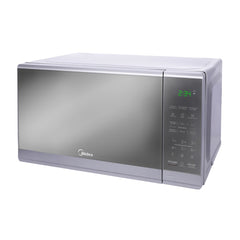Midea microondas 0.7Pc puerta acabado espejo gabinete Gris-B MMDF07S2MG