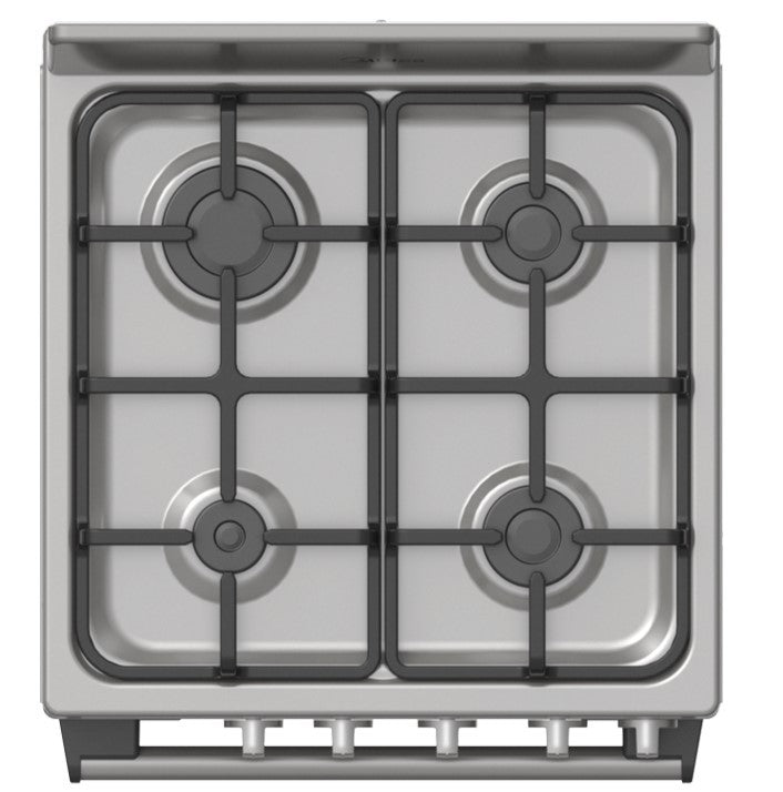 Midea cocina a gas 20 pulgadas 4 quemadores hierro fundido MGS20F0BKAGG-CA