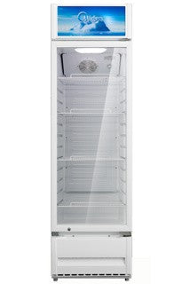 Midea refrigerador exhibidor 11 pies con luz MDRZ309CCNWH-CA