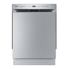 Midea lavaplatos empotrable 14 servicios color silver MDWPS1401KSS