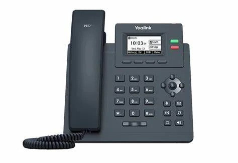 Teléfono IP Yealink para usuarios básicos, con tecnología HD Voice, PoE, y pantalla gráfica para una experiencia VoIP confiable.