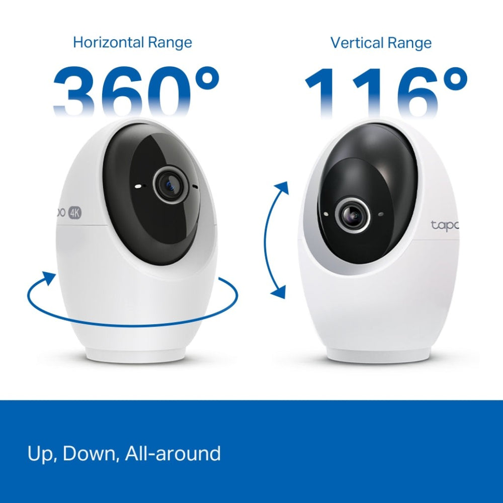 TP Link camara devVigilancia Wi-Fi Inteligente Tapo C260, rotacion 360º, 4K 8MP, detección IA, reconocimiento facial, vision nocturna - Tapo C260
