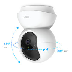 TP Link camara de seguridad con doble lente y movimiento panoramico/inclinacion para interiores y exteriores - Tapo C246D