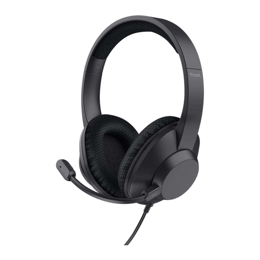 Trust ayda auriculares circumaurales USB microfono con cancelacion de ruido y diadema acolchada - 25462