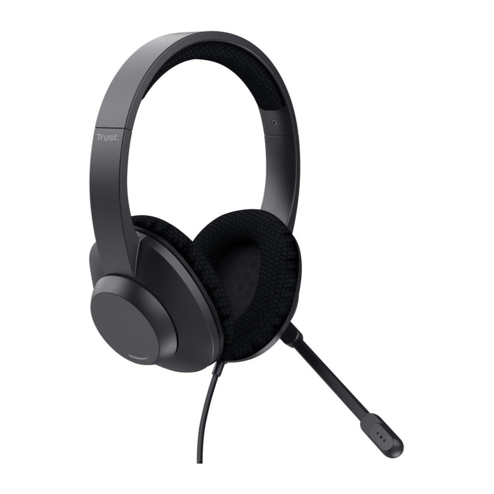 Trust ayda auriculares circumaurales USB microfono con cancelacion de ruido y diadema acolchada - 25462