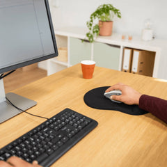 Trust bigfoot XL alfombrilla de gel para raton negro  - 23728