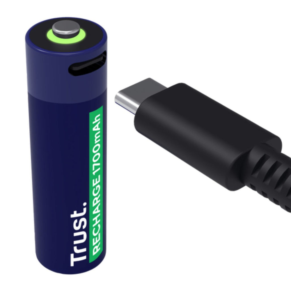 Trust pilas AA recargables en USB-C 4 pack -  25631