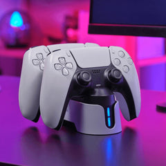 Trust GXT 255W soporte de carga rapida para mandos de PS5 blanco - 25597