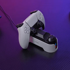 Trust GXT 255W soporte de carga rapida para mandos de PS5 blanco - 25597