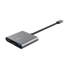 Trust adaptador 3-en-1 multipuerto USB-C-HDMI y-Tipo C - 23772