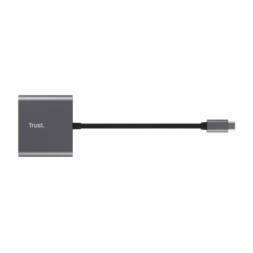 Trust adaptador 3-en-1 multipuerto USB-C-HDMI y-Tipo C - 23772