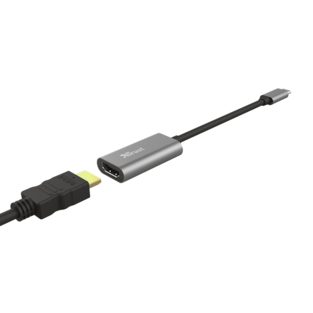 Trust adaptador USB-C a HDMI Ultra HD 4K multicanal - 23774