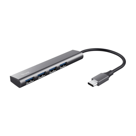 Trust adaptador USB-C 4 puertos USB-A 5 gbps puerto USB-C - 24948