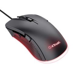 Trust mouse Eco GXT 923 YBAR color negro gaming resolución de 7200 ppp e iluminacion LED RGB - 24729