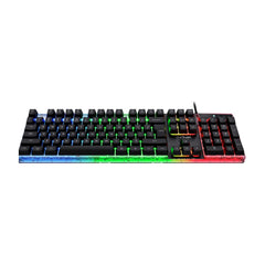 Trust teclado gamer color negro iluminado en español - 23823