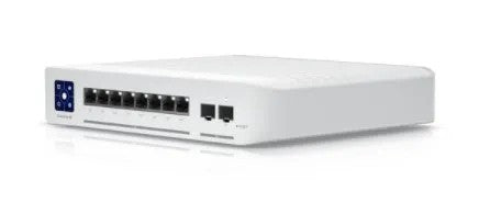 UniFi Switch Empresarial Capa 3 de 8 Puertos PoE 802.3af/at 2.5G 2 Puertos 1/10G SFP , 120W