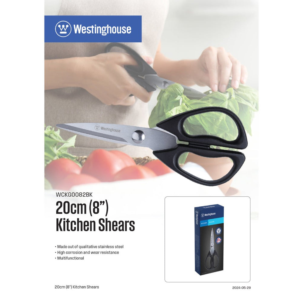 Westinghouse tijeras de cocina 2.0 mm de acero inoxidable - WCKG0082BK