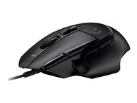Logitech G502 X Wired Gaming Mouse - LIGHTFORCE hybrid optical-mechanical primary switches, HERO 25K gaming sensor, compatible with PC - macOS/Windows