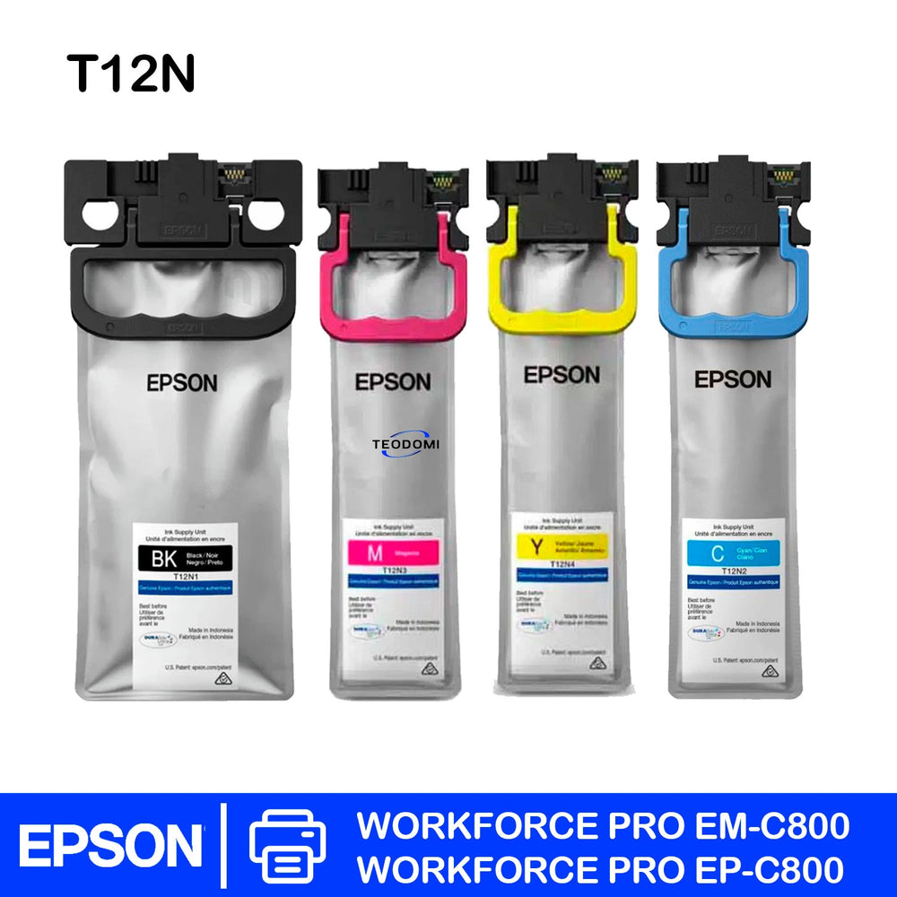 Paquete de tinta pigmentada Epson T12N100 de alta capacidad