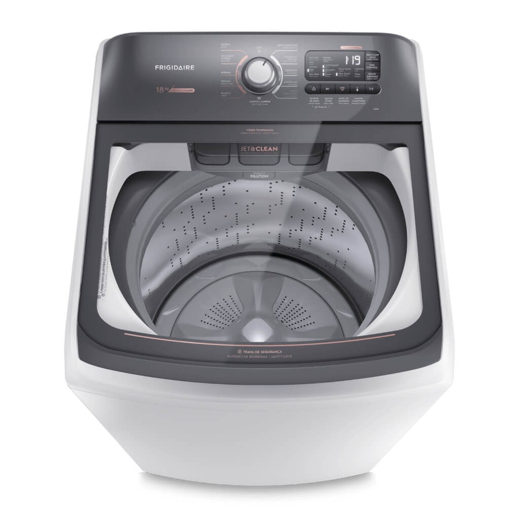 Frigidaire lavadora automática impeller 18kg blanca premium FWIB18T4EBPUG