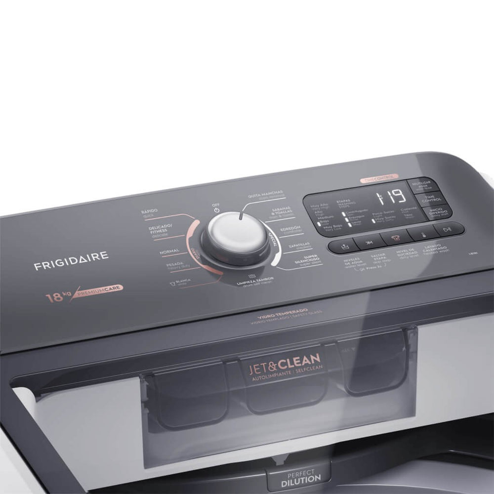 Frigidaire lavadora automática impeller 18kg blanca premium FWIB18T4EBPUG