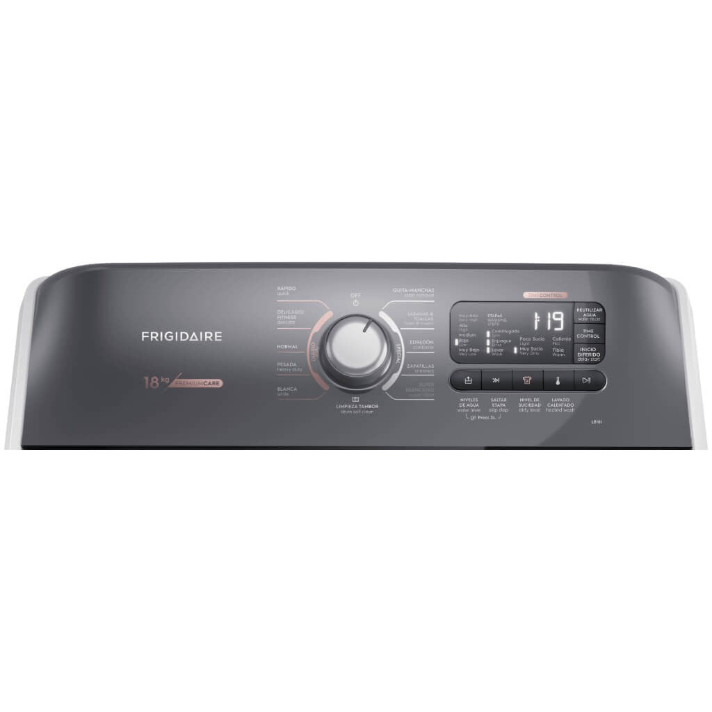 Frigidaire lavadora automática impeller 18kg blanca premium FWIB18T4EBPUG